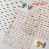10 Types of Simple Mini Metal Knot Ribbon Nail Stickers / 네일아트 심플 미니 메탈 매듭 리본 네일스티커 10종