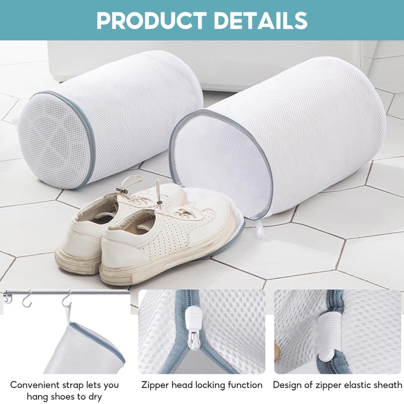 Shoe Washing Machine Bag, 4 Pcs Trainer Washing Machine Bag,