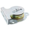 2" Zinc Plated Wall Mount Single Cable& Rope Block, Shoulder