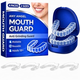 Protector bucal para adultos que duermen, protector bucal para rechinar dientes por la noche, protector anti molienda para apretar los dientes por la 