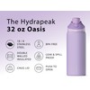 Hydrapeak Oasis 32 oz Water Bottle with Chug Lid, Stainless