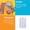 Tarros de Viaje Plástico Transparentes 100pcs Envases Mini Frascos y