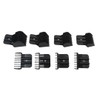 Set of 8 Replacement Guards, Clipper Combs Cutting 1/32" 1/8"
