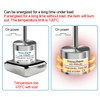 Heschen Electromagnet Solenoid Round Silver P25/20 DC 24V 5kgf