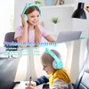 LOBKIN Bluetooth 5.4 Auriculares para niños con Funda - RGB