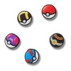 Crocs 10015745 Jibbitz Poke Ball 5 Pack
