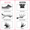 LOPHE 10PCS Cat Eye Lashes False Eyelashes, Thick and Soft