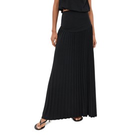 Lioness Women's Field of Dreams Maxi Skirt, Onyx, Black, M