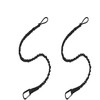 2 Pack Tool Lead with Carabiner Hook and Adjustable Loop