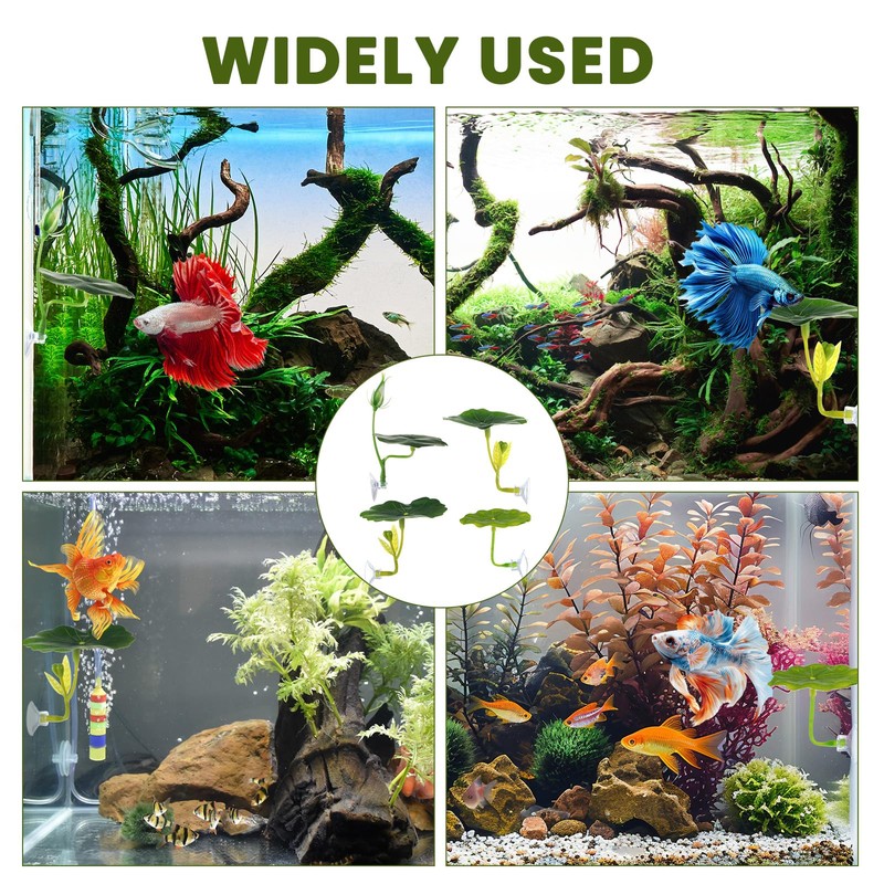 4 Pcs Betta Hammock & Fish Toys Set,Betta Fish Tank