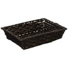 Chidorisangyou Basket, Brown, 12.4 x 9.3 x H3.1 inches (31.5