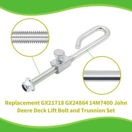 HAKATOP GX24864 GX21718 E130 Deck Lift Hanger Rod Kit for John Deere GX24864 14M7400 14M7465 GX26085 24M7053 Deck Lift Link Kit GX24864A GX24864B Lawn Mower 2pcs
