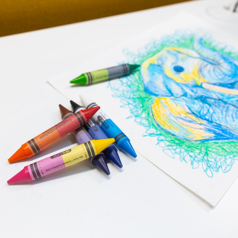 BAZIC Dual Sided Super Jumbo Crayons Premium 12 Colors, Non