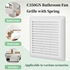 ZAITOE C350GN Bathroom Fan Grille with Spring Compatible with Br-oan-Nu-Tone
