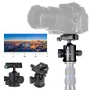 VBESTLIFE Magnalium Mini Tripod Ball Head Mount Stand with Quick