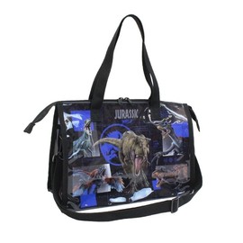 [Tower] Sewn Gusset Bag, Jurassic World, Black
