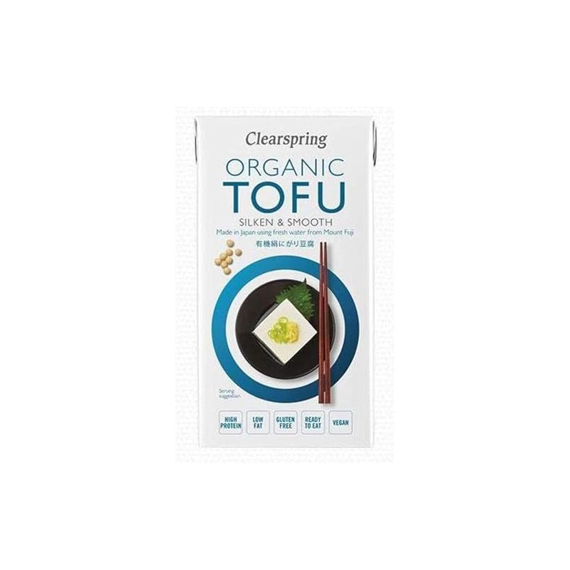 Organic Soft & Silken Tofu 300g (Clearspring)