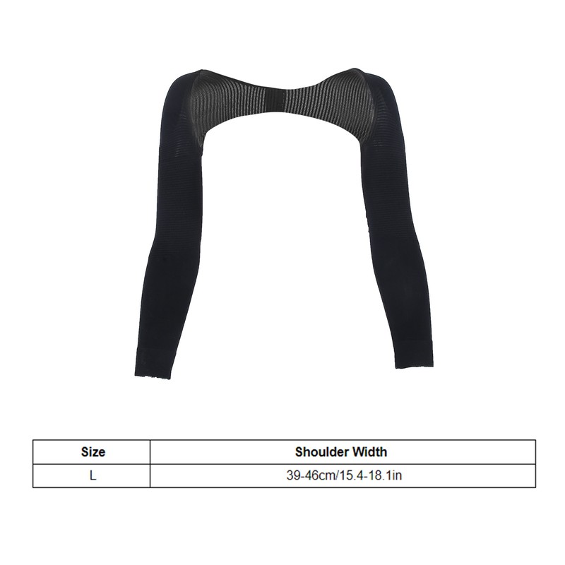 Upper Arm Shaper Slimmer Compression Sleeves Humpback Posture Corrector ShapewearL