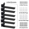 Floating Shelf Brackets Heavy Duty Industrial L Shelf Bracket 1/5