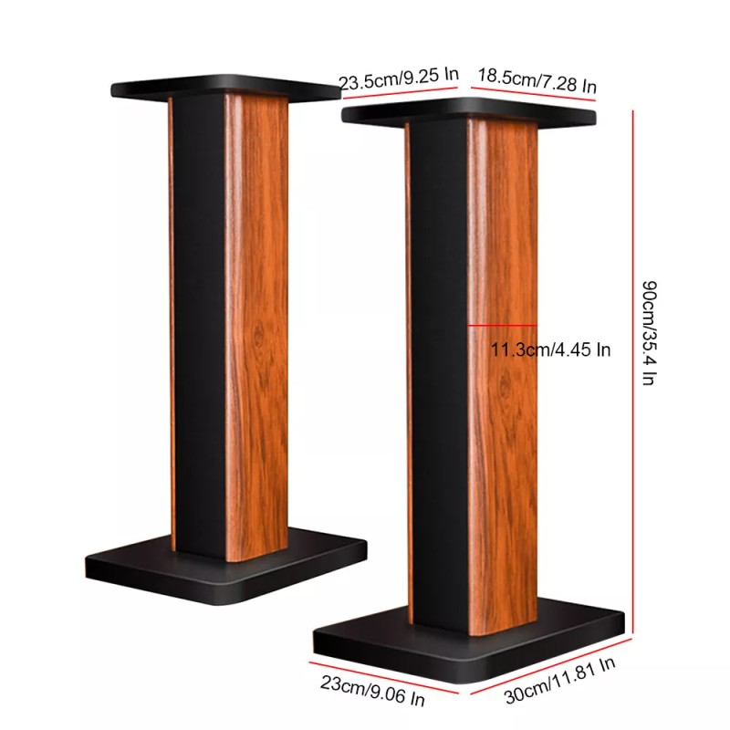 Universal 35.4 " Stable Thick Speaker Bookshelf Stands Home Theater
