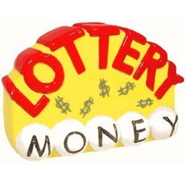 "Lottery Money" - Ceramic Novelty Bank