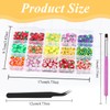 3D Cartoon Fruit Nail Art Charms, 15 Grids Mixed Assorted