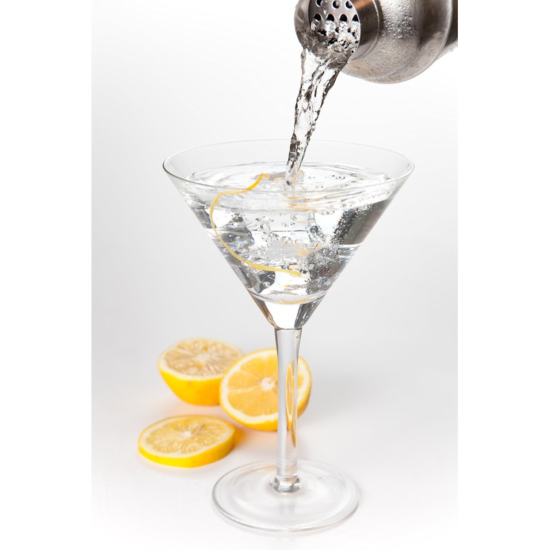 HIC Kitchen Bar Cocktail Shaker, 18/8 Stainless Steel, Mirror Finish,