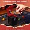 Chinese Takeout Deck Box Fits 35+ Toploader (Black and Red)