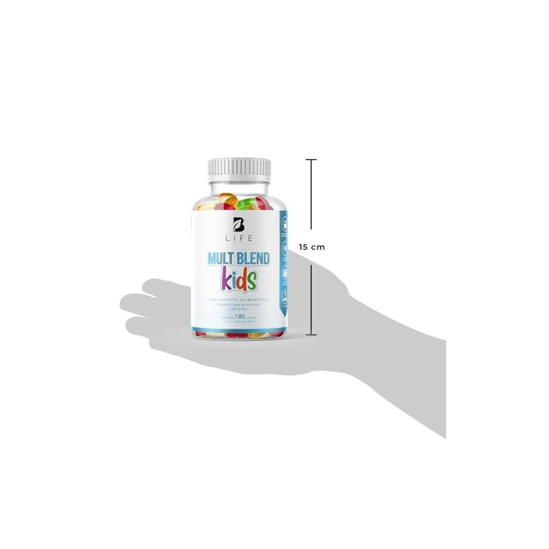 B Life Vitaminas en Gomitas Sin Azúcar Añadida para Niños