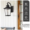 Emliviar Outdoor Wall Lantern, 1-Light Exterior Wall Mount Light with