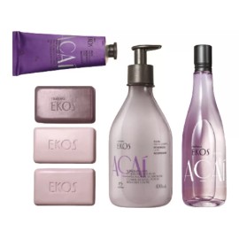 Natura Acaí Jabones En Barra Puro Vegetal- 3 Unidades & Crema D Man