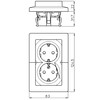 Kopp Dual Grounded Contact Socket