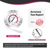 GOATACURA Vapor Capillary Refrigeration Thermometer, Stainless Steel Flanged Panel Mount,