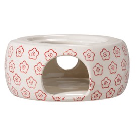 Bloomingville Isabella Retro Tea Warmer Vintage Pot Warmer Diameter 14.5 cm Red Ceramic