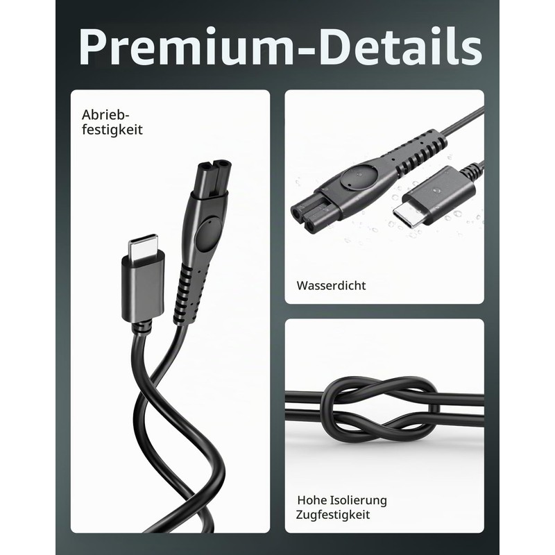 Superer 5 V Charging Cable Suitable for Philips 3000X /