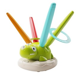 3 In 1 Musical Jumping Toy Kit, Ring Toss Game, Kids Rocket Launcher, Kids Garden Sport Games with Remote Control, Toddler Fun Ladybug Toys Outdoor Indoor Party Games, Gift for Girls Boys 3 4 5 6 7 8