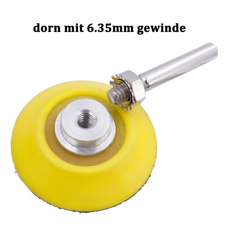 Bestgle Polishing Pad Adapter 2 Pieces 50 mm 2 Inch