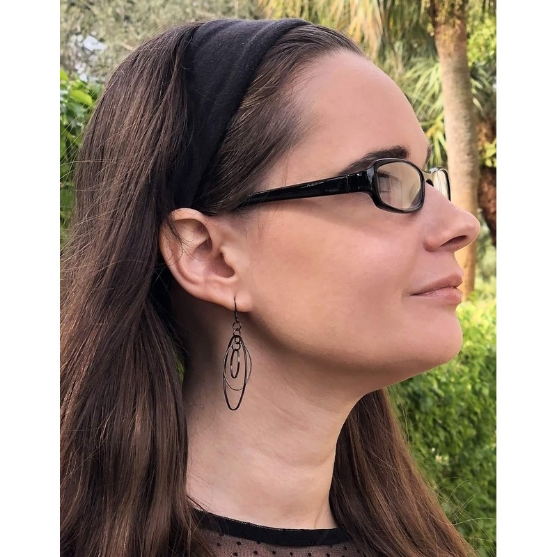 Calabria 8034 Designer Reading Glasses +1.25 Blue Women Spring Hinged
