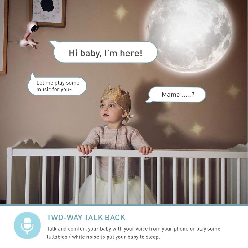 Lollipop Baby Monitor Upgraded Smart Wi-Fi Camera of True Crying
