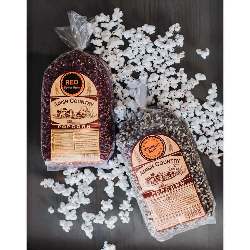 Amish Country Popcorn | 2-2 lb Bags | 2 lb
