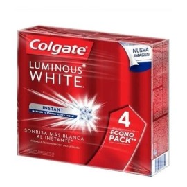 Pasta De Dientes Colgate Luminous White 4 Pzas De 75 Ml C/u