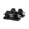 Ringstar Starring 105-200 Lbs adjustable dumbbells (65LBS Black with Trays)