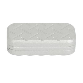 Magnetic Haptic Slider Stress Anxiety Relief Striped Pattern Ergonomic Alloy Metal Push Card Slider for ADD Autism
