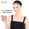 HealthAndYoga™ qCup Pure Copper Tumblers for Drinking - Ayurvedic Health