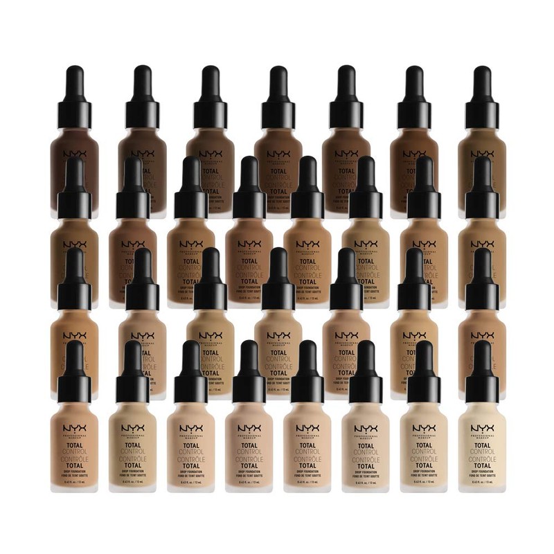 NYX PROFESSIONAL MAKEUP Total Control Drop Foundation - Mahogany, Plum-Brown