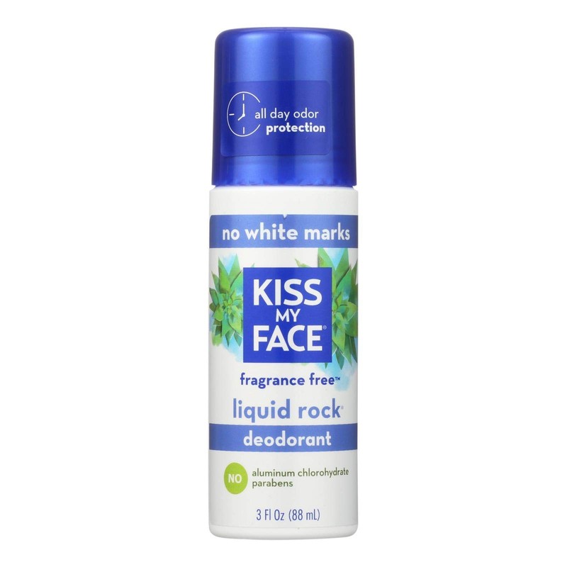 Kiss My Face 0990648 Deodorant Liquid Rock Roll-On Fragrance Free