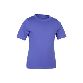 Mountain Warehouse Aqua Kids Swimming T-Shirt - UV Protect Max Tee, Chlorine & Saltwater Resistant, Boys & Girls - Summer Beach, Swimming, Pool, Diving & Water Sports Purple Kids Size 11-12 Years