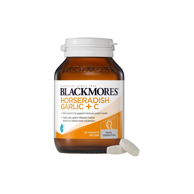 Blackmores Horseradish Garlic + C 90 Tablets
