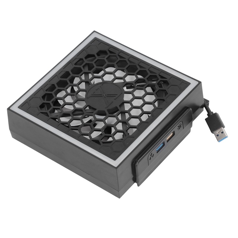 Cooling Fan LED 7 Light Modes 3 Speed USB3.0 USB2.0