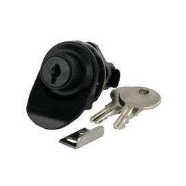 JR Products 00255 Locking Compartment Door Push Latch